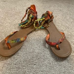 Beaded sandals